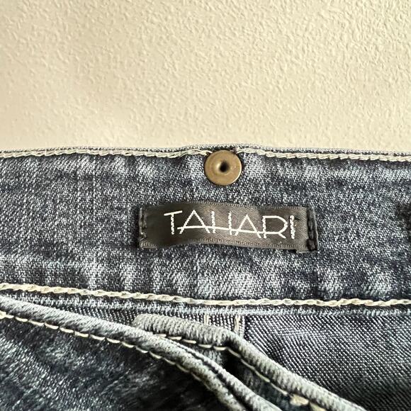 Tahari Mid Rise Bootcut Jeans Women's 6 Medium Wash Stretch Denim - Picture 5 of 6